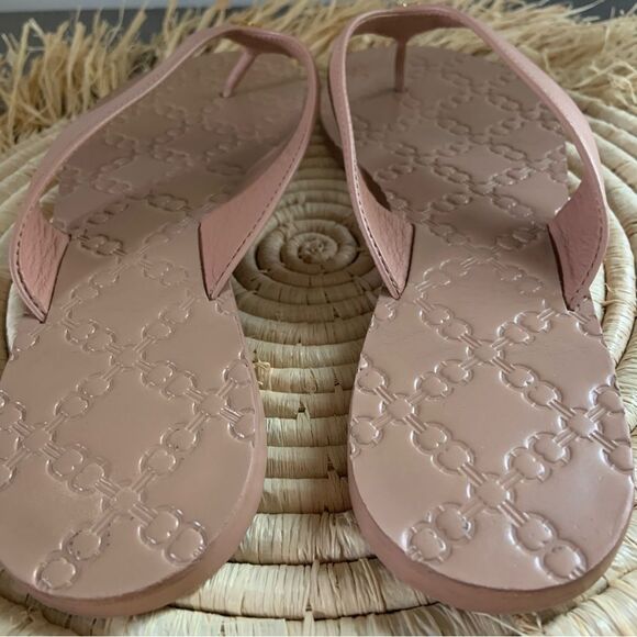 TORY BURCH Light Makeup Monroe Sandal Tan Size 9.5 - Picture 5 of 15